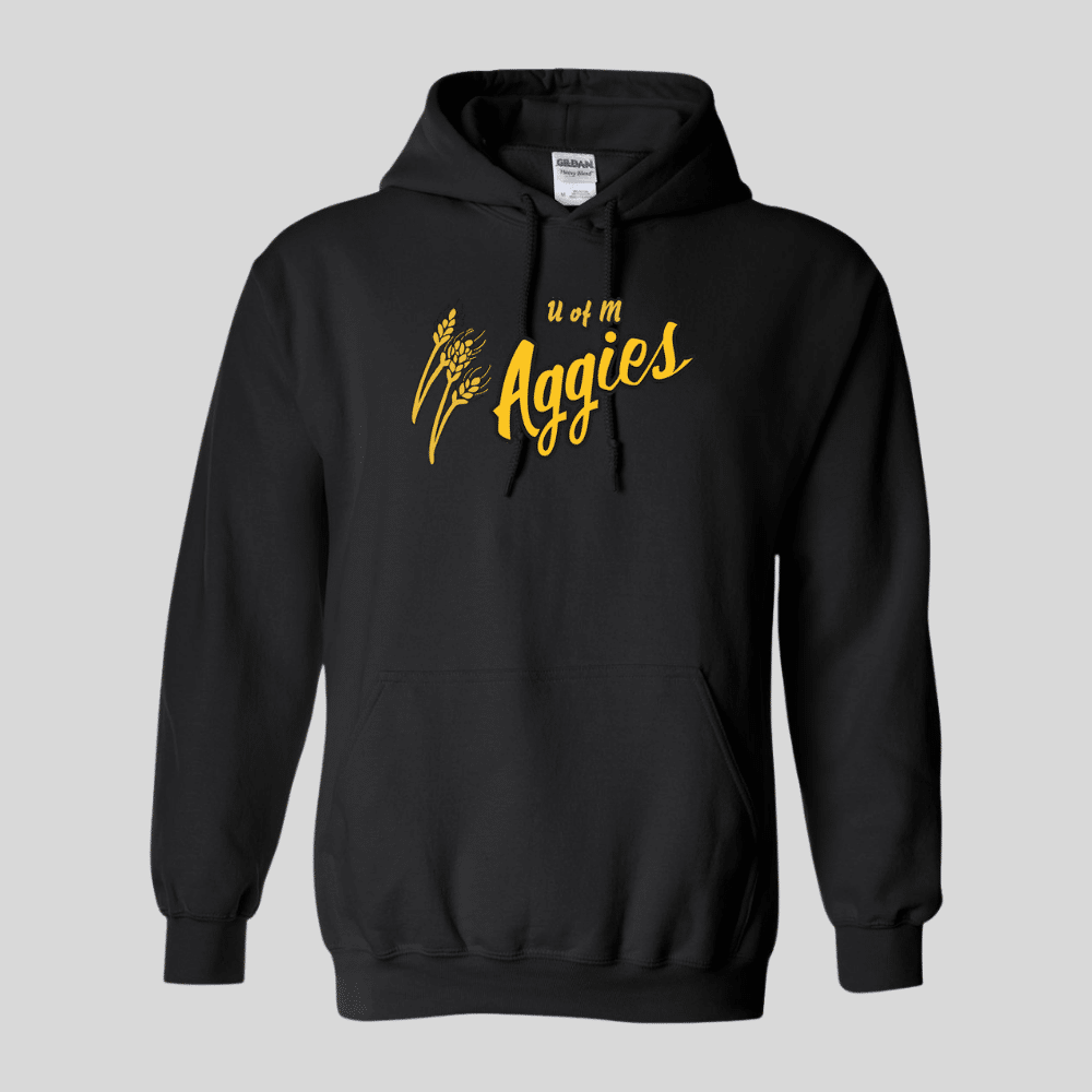 Aggies Screenprint Gildan Hoodie - Image 2