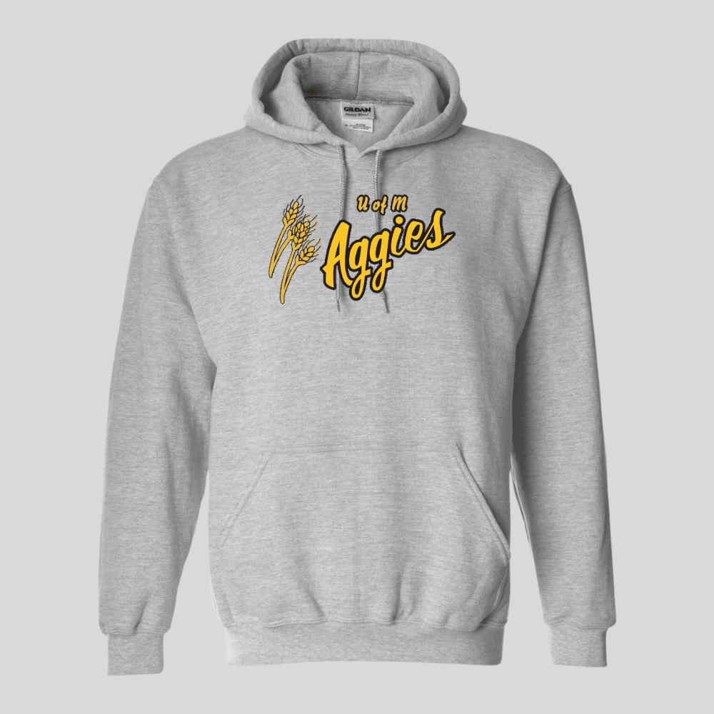 Aggies Screenprint Gildan Hoodie - Image 3