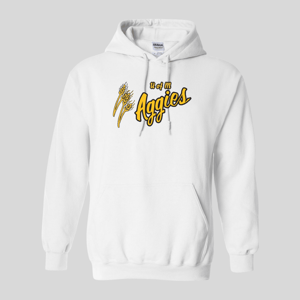 Aggies Screenprint Gildan Hoodie - Image 4