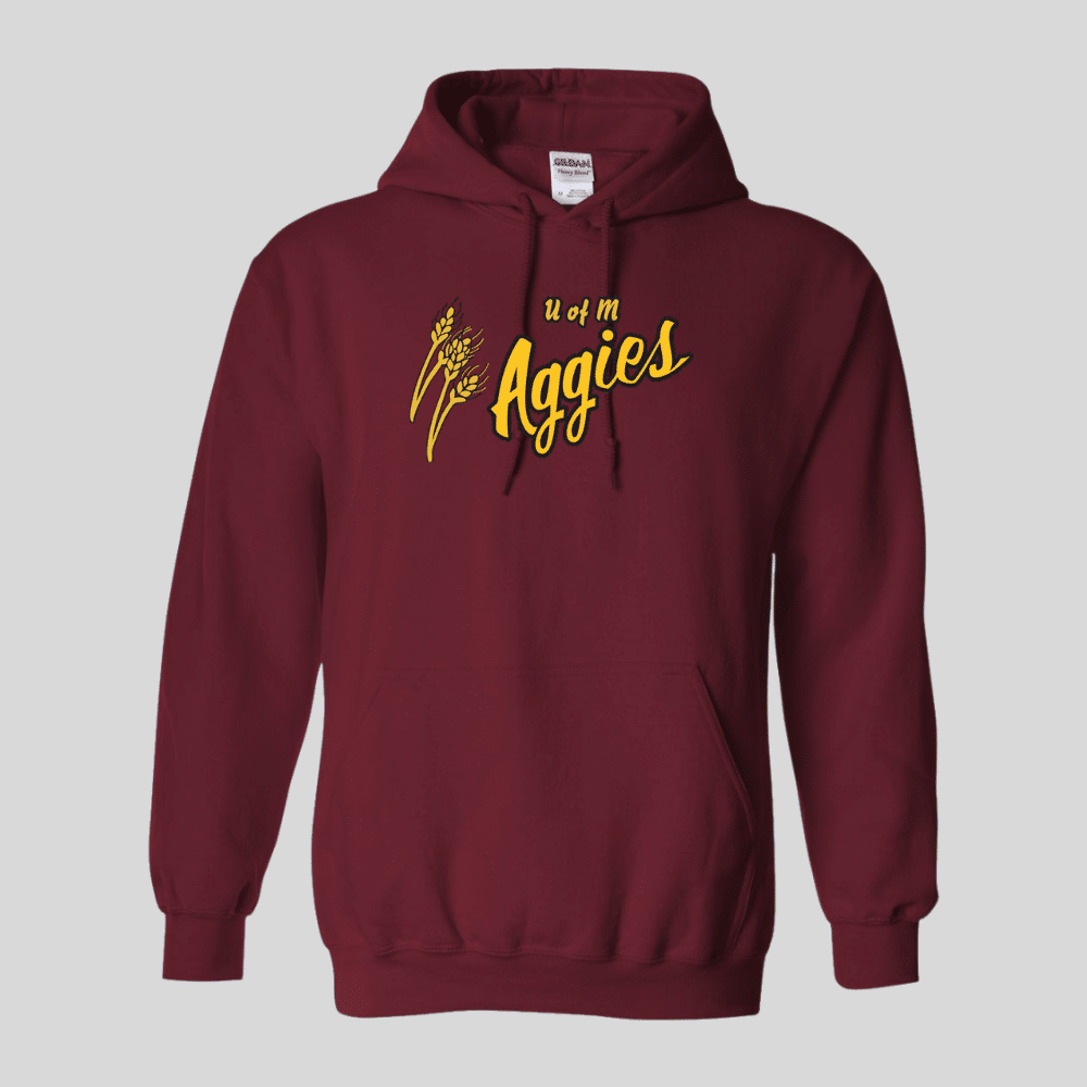 Aggies Screenprint Gildan Hoodie - Image 5