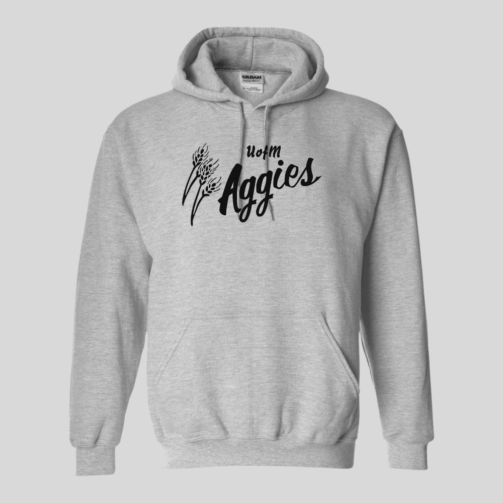 Aggies Screenprint Gildan Hoodie