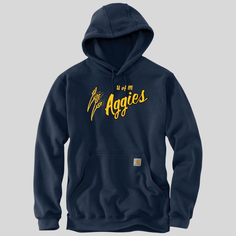 Aggies Carhartt Pullover Hoodie - Image 3