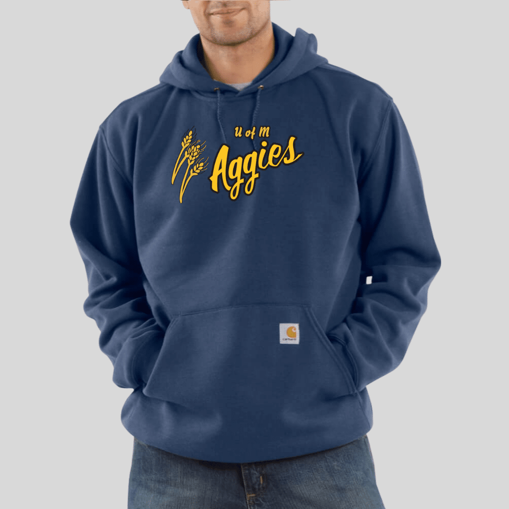 Aggies Carhartt Pullover Hoodie - Image 7
