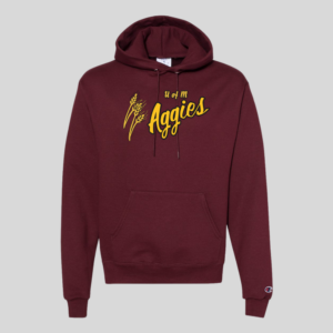 Aggies Screenprint Champion Hoodie