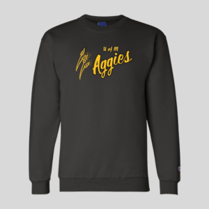 Aggies Screenprint Champion Crewneck