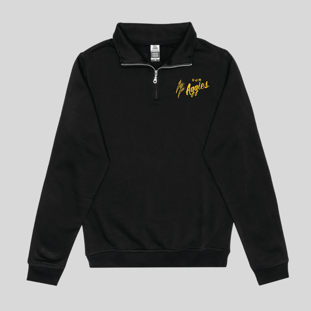 Aggies Embroidered Quarter-Zip Sweater - Image 2