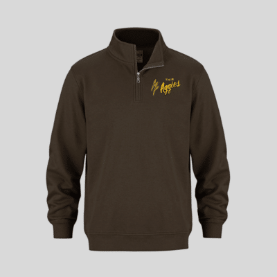 Aggies Embroidered Quarter-Zip Sweater