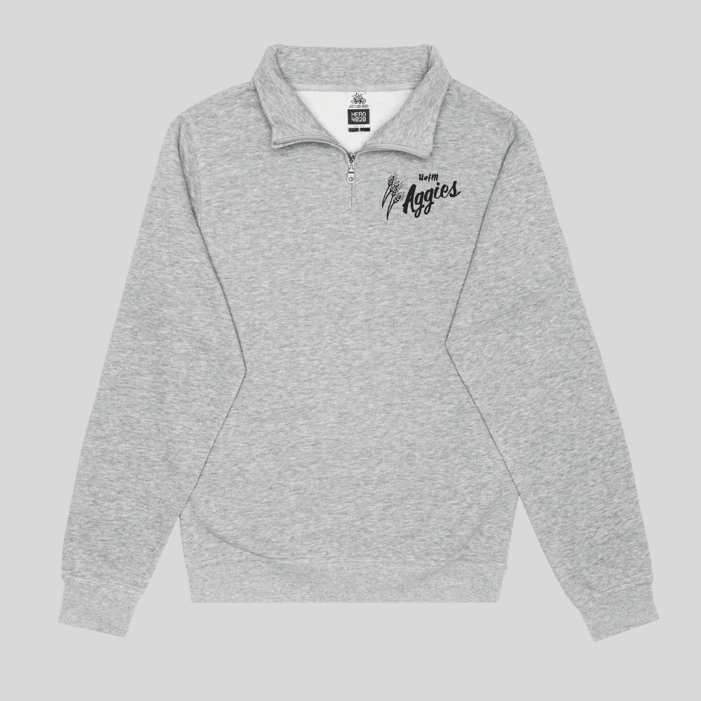 Aggies Embroidered Quarter-Zip Sweater - Image 6