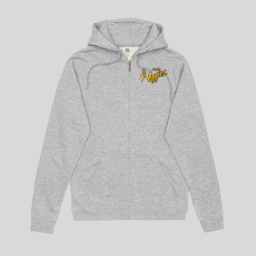 Aggies Embroidered Full-Zip Hoodie - Image 2