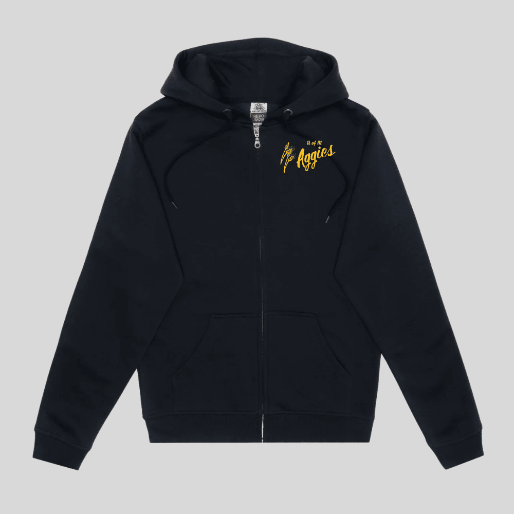 Aggies Embroidered Full-Zip Hoodie - Image 3
