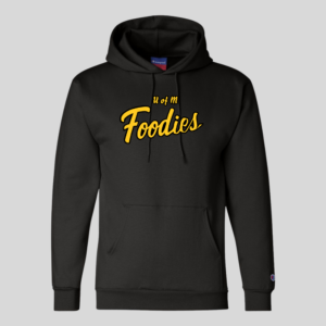 Foodies Screenprint Champion Hoodie