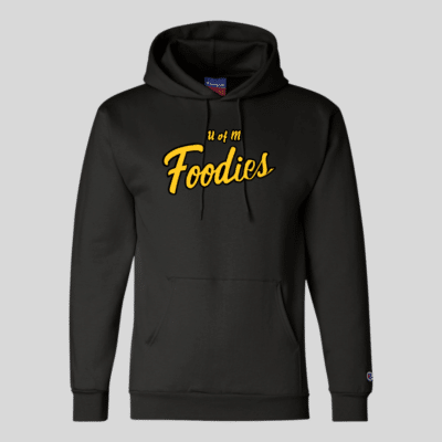 Foodies Screenprint Champion Hoodie