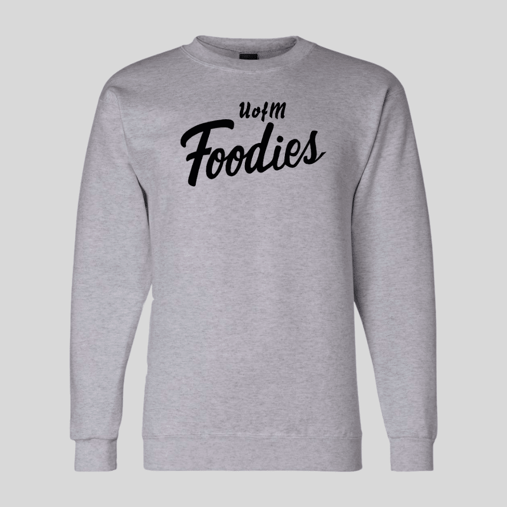 Foodies Screenprint Champion Crewneck