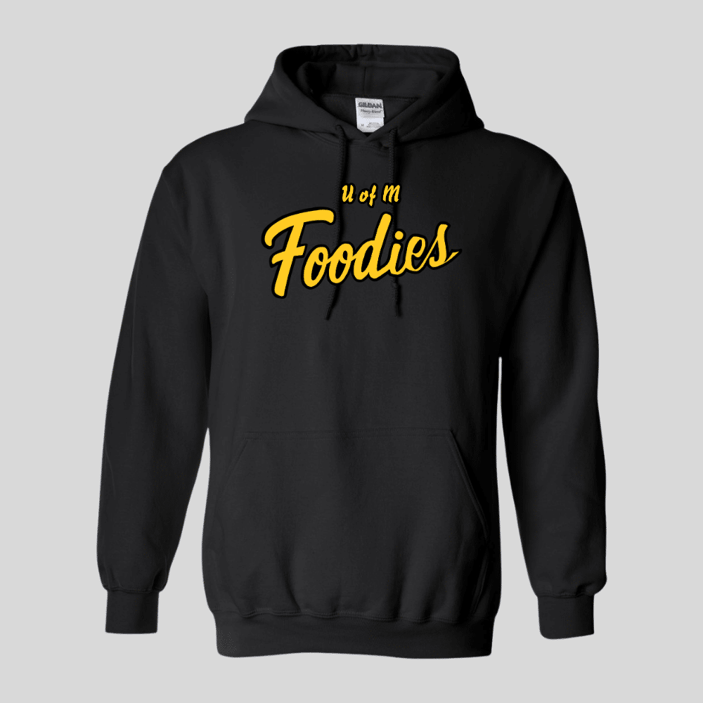 Foodies Screenprint Gildan Hoodie - Image 2
