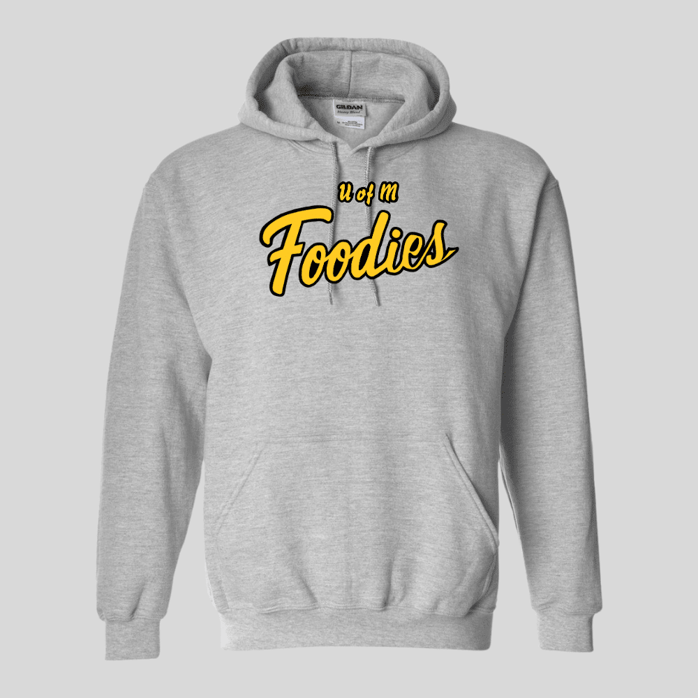 Foodies Screenprint Gildan Hoodie - Image 3
