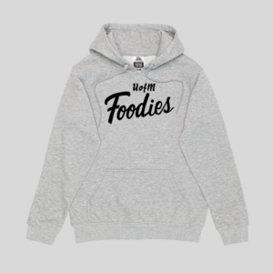 Foodies Embroidered Pullover Hoodie