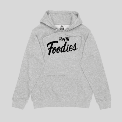 Foodies Embroidered Pullover Hoodie
