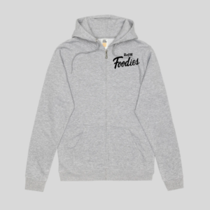 Foodies Embroidered Full-Zip Hoodie