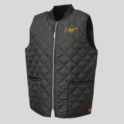 Aggies Tough Duck Quilted Freezer Vest