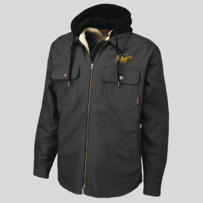 Aggies Tough Duck Canvas Sherpa-Lined Hooded Jacket