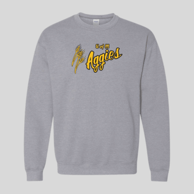 Aggies Screenprint Gildan Crewneck