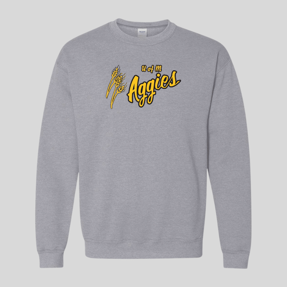 Aggies Screenprint Gildan Crewneck