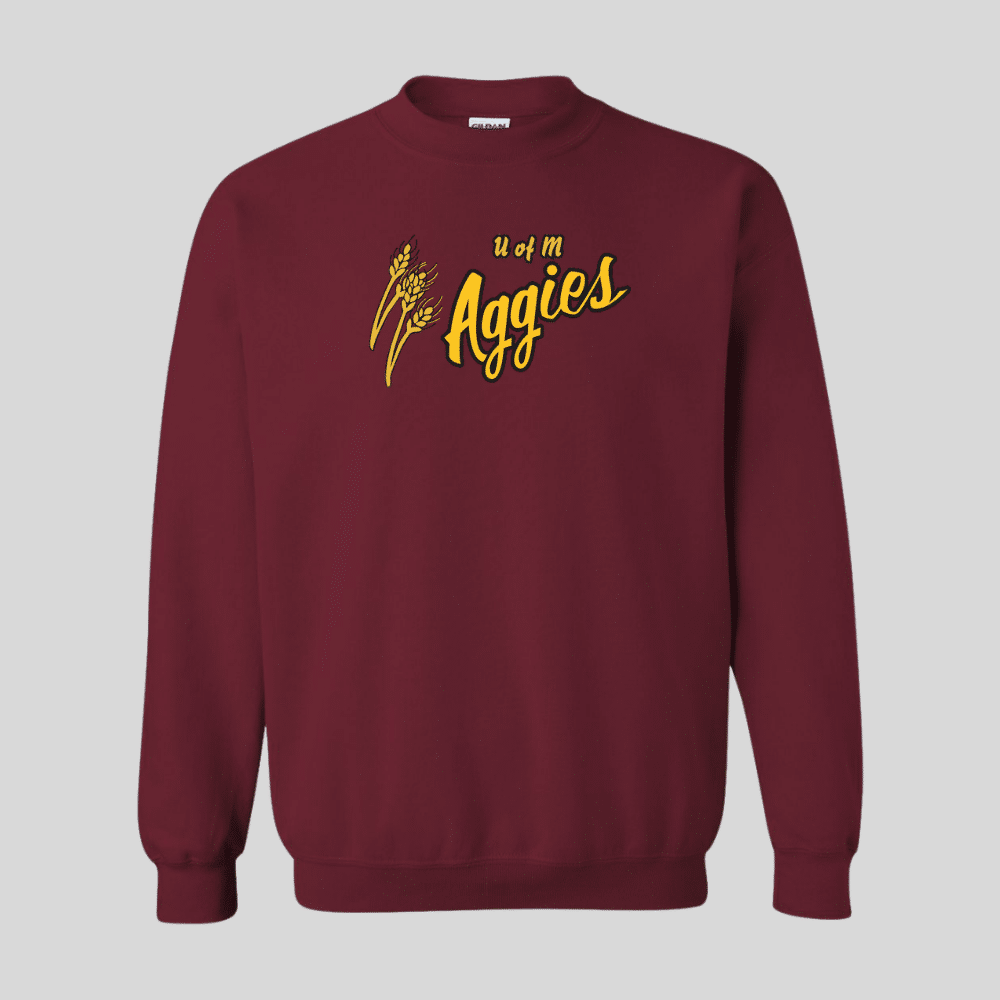 Aggies Screenprint Gildan Crewneck - Image 4