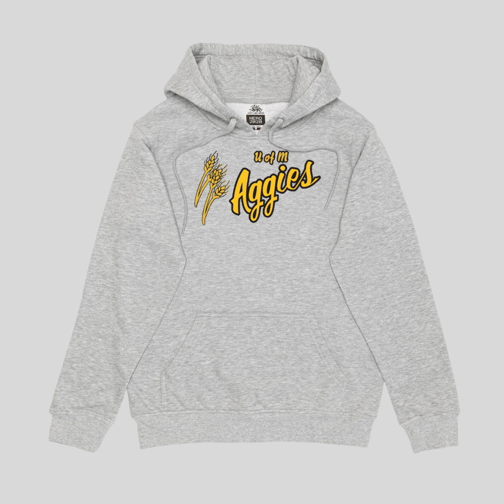 Aggies Embroidered Pullover Hoodie - Image 3