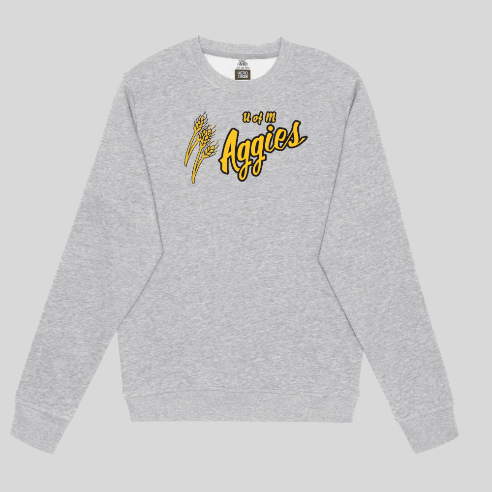 Aggies Embroidered Crewneck Sweater - Image 4