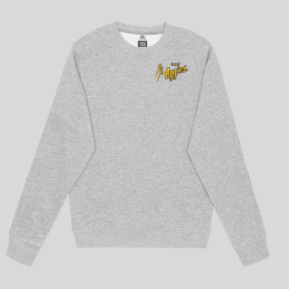 Aggies Embroidered Crewneck Sweater - Image 5